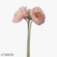 Fleurs artificielles, fausses plantes de pavot pour l'intérieur, décoration de centre de table pour mariage printanier, maison, bureau
