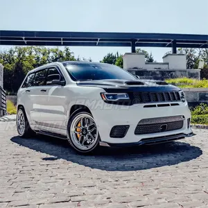 สเกิร์ตข้างรถยนต์สำหรับ Jeep Grand Cherokee SRT/SRT8/Trackhawk ปี 2012-2021 ชุดแต่งกันชนแบบแผ่น 4 ชิ้น - Product Image 2