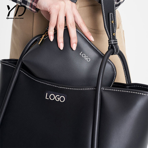 Women Fashion Handbags Clutches Vegan Leather Handbag Custom Logo Large <strong>Shoulder</strong> <strong>Bag</strong> Tubular <strong>Slouchy</strong> Tote <strong>Bag</strong> - Product Image 6