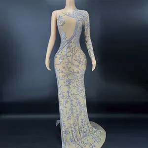 AD1182 Mother Of The Bride Dresses Elegant Women Sexy Diamonds Prom Gowns Evening Dress Party