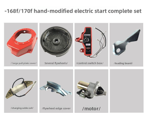 2kw-8kw מלא סט בנזין מחולל אביזרים 168f170f ידנית מנגנון הפעלה מכונות מנוע באיכות גבוהה - Product Image 3