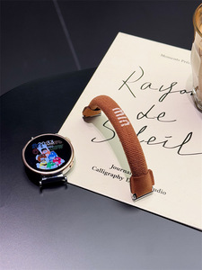 Correa de reloj elástica trenzada con diseño de letras, compatible con <span class=keywords><strong>Huawei</strong></span> <span class=keywords><strong>Watch</strong></span> <span class=keywords><strong>Fit</strong></span> 3 GT5 <span class=keywords><strong>Watch</strong></span> 4, correa elástica, pulsera cómoda - Product Image 6