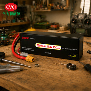 Penjualan Pabrik Baterai Drone Kapasitas Besar 6300mAh 14.8V 45C Lipo Paket Baterai Drone Fpv untuk Drone Multi-rotor dan Sayap Tetap - Product Image 6