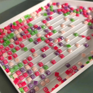 2.8/2.5mm rond carré éblouissant <span class=keywords><strong>Pixie</strong></span> poussière perceuse peinture à la main bricolage perles diamant peinture résine perceuses fée paillettes perles - Product Image 1