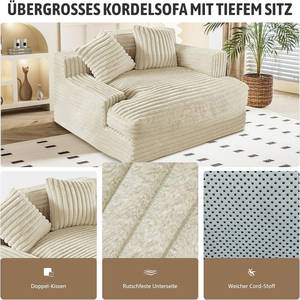 Living Room Bedroom Modular Large Floor <strong>Sofa</strong> Comfortable Mega <strong>Sofa</strong> Beige Big <strong>Cord</strong> <strong>Sofa</strong> for Gaming and Relaxation - Product Image 4