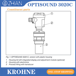 Medidor de Nivel Ultrasónico OPTISOUND 3020 de 55 kHz con Dos Cables - Product Image 2