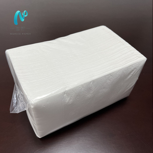 Khăn ăn Nhà sản xuất tùy chỉnh phân hủy sinh học Embossed1-2ply 12-21gsm 38*42 & 38*42cm 1/4 & 1/8 lần ăn tối Khăn ăn in khăn ăn giấy - Product Image 1