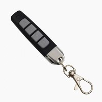 433MHz Mini émetteur sans fil interrupteur 4 boutons porte-clés avec porte-clés télécommande universelle pour voitures contrôleur électrique