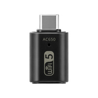 Tarjeta de Red Inalámbrica de Doble Banda Tipo C AC650, Adaptador WiFi USB de 650 Mbps, 2.4G 5.8G, para PC, Laptop, Mac, Dongle WiFi Tipo C