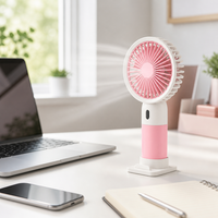 Mini ventilateur portable pour enfants, petit ventilateur électrique, divertissement estival, 3 couleurs, cadeau pour enfants