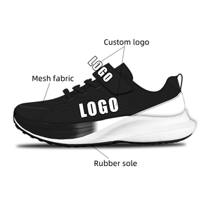 中国定制标志流行男士跑鞋Zapatillas时尚潮流防滑橡胶贴片男童休闲运动鞋 - Product Image 1