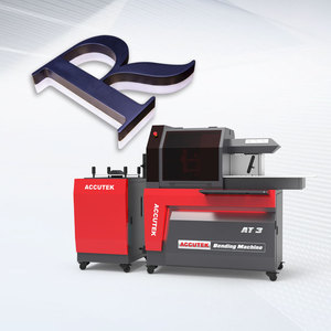 Máquina Dobladora de Letras de Canal Automática Accutek AT3, Duradera, para Servicio Pesado, de 20 cm de Ancho, para Doblar Letras de Metal - Product Image 1