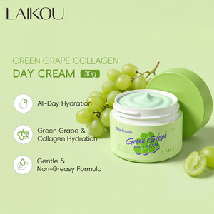 Crema de Día con Colágeno de Uva Verde LAIKOU 30g, Crema Facial Hidratante y Humectante con Niacinamida y Ácido Hialurónico para Todo Tipo de Piel - Product Image 2