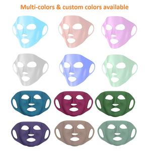 Masque facial hydratant en silicone réutilisable personnalisé OEM/ODM, prévient l'évaporation, support de masque, outil de beauté, couvre-masque - Product Image 2