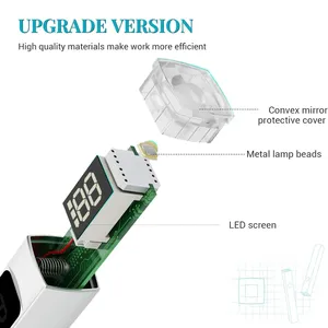 Lampe à ongles UV LED portable rechargeable, séchage rapide, pour manucure, mini lampe torche avec écran tactile - Product Image 4