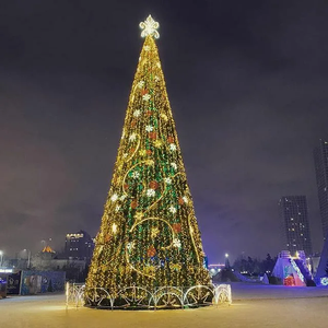 20ft 30ft 40ft 50ft Giant Artificial Christmas Tree with <b>Lights</b> for Mall Holiday Project - Product Image 1