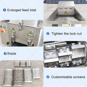 Broyeur à os pour animaux de compagnie en acier inoxydable ORME à bas prix, 300 kg, broyeur à viande de porc, broyeur à poulet, broyeur à os de bœuf, broyeur à os de volaille - Product Image 4