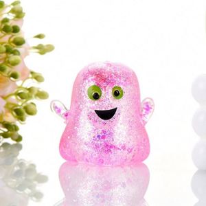 Novedad: Calabaza de Halloween de subida lenta, juguete sensorial antiestrés, calabaza de goma de Halloween con cara de fantasma para apretar. - Product Image 6