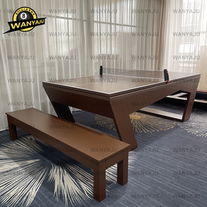 Cao cấp rắn gỗ Slate tất cả trong một bida đa trò chơi thiết kế sang trọng 3 trong 1 hiện đại hồ bơi bảng 7ft 8ft 9ft - Product Image 1