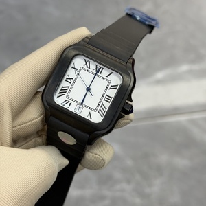 <span class=keywords><strong>Orologio</strong></span> Meccanico da Uomo di Alta Qualità con <span class=keywords><strong>Quadrante</strong></span> <span class=keywords><strong>Bianco</strong></span> Personalizzato, Lancette Romane e Cinturino in Silicone - Product Image 3