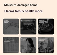 2500g Chlorure de Calcium Déshydratant Déshumidificateur Boîte de Déshumidification Sac de Déshumidification Emballage Supplémentaire