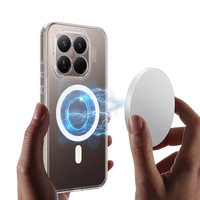 Étui de téléphone en TPU PC transparent en acrylique antichoc avec coque de protection magnétique pour les étuis de téléphone Xiaomi Mi 15T Pro