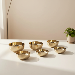 Set <span class=keywords><strong>di</strong></span> Campane Giapponesi in Ottone per Meditazione con Martello Imbottito, Utilizzate per Terapia del Suono, Yoga e <span class=keywords><strong>Preghiera</strong></span> - Product Image 4