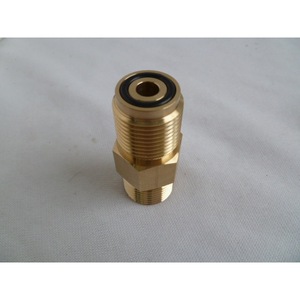 Cylinder Adapter External G58 To External G58 Copper With Sealing Ring For Firefighting Equipment - Product Image 3