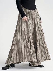 Ultima <span class=keywords><strong>Gonna</strong></span> Plissettata Texturizzata per Donna Primavera 2026, <span class=keywords><strong>Gonna</strong></span> <span class=keywords><strong>Lunga</strong></span> <span class=keywords><strong>a</strong></span> <span class=keywords><strong>Vita</strong></span> <span class=keywords><strong>Alta</strong></span> Semplice, <span class=keywords><strong>Gonna</strong></span> Maxi Minimalista - Product Image 3