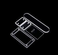 Lámina de Vidrio de Sílice Fundida con Cuarzo UV, Placa Redonda Pulida Óptica de Alta Precisión con Servicios de Soldadura y Corte