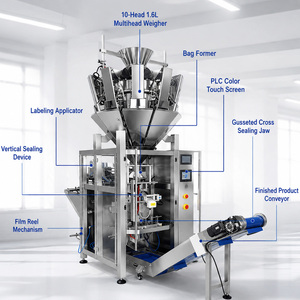 Máquina Empacadora Automática <span class=keywords><strong>de</strong></span> Pellets <span class=keywords><strong>de</strong></span> Madera con Pesadora Multicabezal, Máquina <span class=keywords><strong>de</strong></span> Empaquetado Vertical <span class=keywords><strong>para</strong></span> Pellets <span class=keywords><strong>de</strong></span> Madera Dura, <span class=keywords><strong>Aserrín</strong></span> y Gránulos <span class=keywords><strong>de</strong></span> Leña - Product Image 2