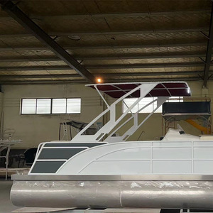 OEM ODM OBM Barcos de pontones de aluminio, Cubierta para <span class=keywords><strong>barco</strong></span> pontón de China, Muebles para <span class=keywords><strong>barco</strong></span> pontón de doble cubierta - Product Image 1