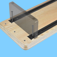 Support d'écran réglable en bois avec rangement, rehausseur de bureau pour ordinateur avec étagères, usage commercial, emballage personnalisé