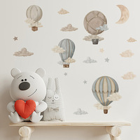 Autocollants muraux fleuris roses DIY, autocollants muraux floraux en PVC amovibles, autocollants muraux adhésifs pour la décoration de la chambre à coucher, de la crèche et de la maison