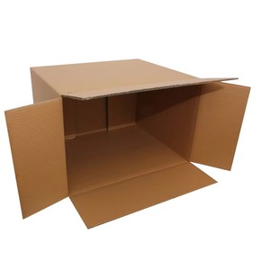 Ensemble de boîtes rectangulaires en carton ondulé, solution d'emballage et de stockage recyclable à fentes - Product Image 2