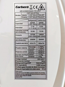 <span class=keywords><strong>Climatiseur</strong></span> mural Corbero Inverter Split 18000 BTU, écoénergétique, refroidissement et chauffage, WiFi, R32, pour maison, bureau, hôtel - Product Image 6
