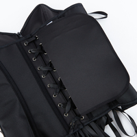 Nouvel Arrivage – Corset Noir à Fermeture Éclair pour Femme, Sexy, Sans Manches, avec Crochets Frontaux, Amincissant la Taille, Bustier Sculptant et Maintenant la Poitrine