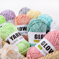 Fil fluorescent lumineux spécial pour tricot et crochet, accessoires de poupées DIY, artisanat, vente en gros