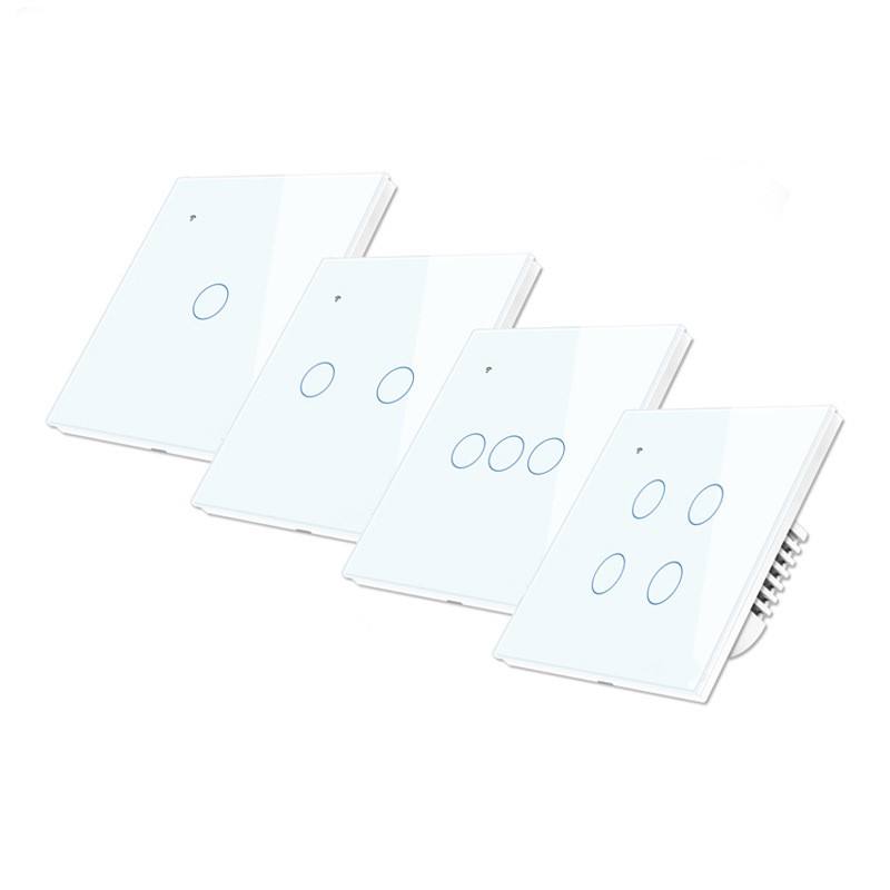 รุ่นสายไฟ Neutral &amp; Live - 2 Gang / สีทอง