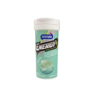 Vitaminas Lima Mentol Sabor Balance con L-theanine Center Filled Mints Enfriamiento Caramelos energéticos sin azúcar - Product Image 5