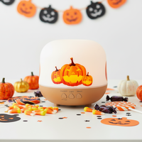 Diffuseur d'arômes d'Halloween, diffuseur d'huiles essentielles d'aromathérapie, humidificateur d'air ultrasonique, pour la maison, à poser sur table