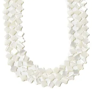 Lâche trèfle à quatre feuilles coeur Rose fleur étoile blanc nacre vadrouille coquille perles pour bijoux bracelet à bricoler soi-même faisant 6 8 10 mm