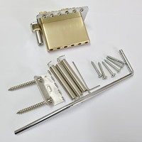 Brass Saddles Brass Block Tremolo Bridge 6-Point Vibrato Bridge 52.5mm Spacing
