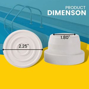 1.9 Inch <b>Pool</b> Ladder Bumper Cap DDV Replacement Rubber Plug Swimming <b>Pool</b> Ladder Pipe End Cap Protector - Product Image 1