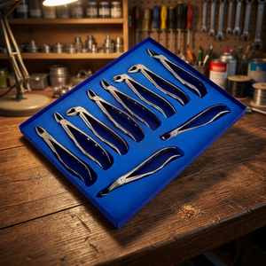 Ensemble de forceps d'extraction dentaire BK Industries, 10 pièces, acier inoxydable, poignée anatomique ergonomique, instruments chirurgicaux manuels, CE - Product Image 3