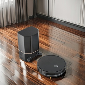 M8 <span class=keywords><strong>Robot</strong></span> Aspirateur Auto-Vidange Poubelle 4000Pa Aspiration App Contrôle Nettoyage des Sols Balayage Vadrouille Aspirateur Usage Domestique - Product Image 3
