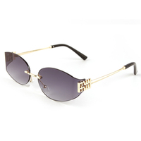 Gafas de sol para mujer, estilo avanzado, para rostros grandes, gafas de sol para hombre con protección UV, nuevas gafas de conducción, estilo celebridad online