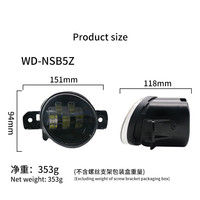 Luces antiniebla Led de coche para Nissan Sylphy Tiida Langzhou Luz de circulación diurna sistemas de iluminación automática luces antiniebla de lente modificada