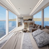 Prêt à être expédié : Cabane de vacances Apple de 20 pieds avec salle de bain privée et kitchenette, certifiée AS, maisonnette modulaire de luxe pour Airbnb