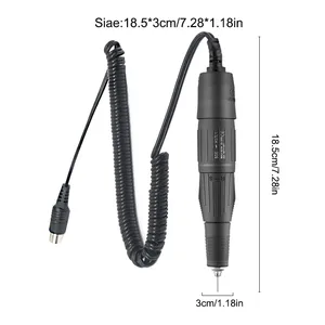 Taladro de uñas eléctrico de 35000 rpm con mango H37L1 para caja de control Marathon STRONG 210, pieza de mano para máquina de manicura. - Product Image 4